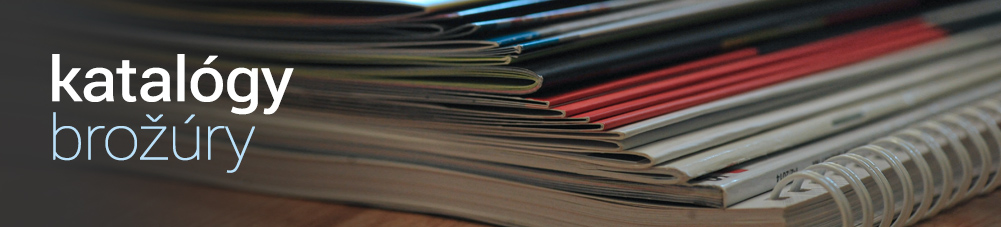 Katalógy a brožúry