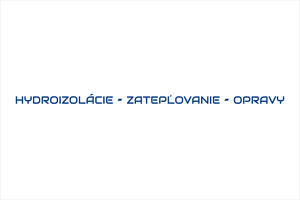 Masívna nálepka hydroizolácie, zatepľovanie, opravy - široká