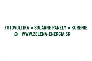 Nálepka na dodávku: FOTOVOLTIKA A SOLÁRNE PANELY, montáž tepelných čerpadiel a kúrenia, firemná reklama s webovou stránkou