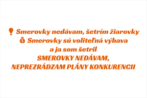 Set 3 vinylových nálepiek pre vodičov: Smerovky nedávam šetrím žiarovky, Smerovky sú voliteľná výbava a ja som šetril, Smerovky nedávam neprezrádzam plány konkurencii