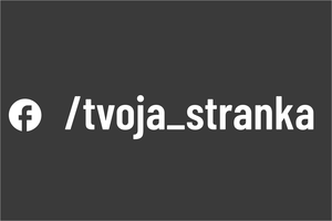 Facebook vizitka na bočné okno